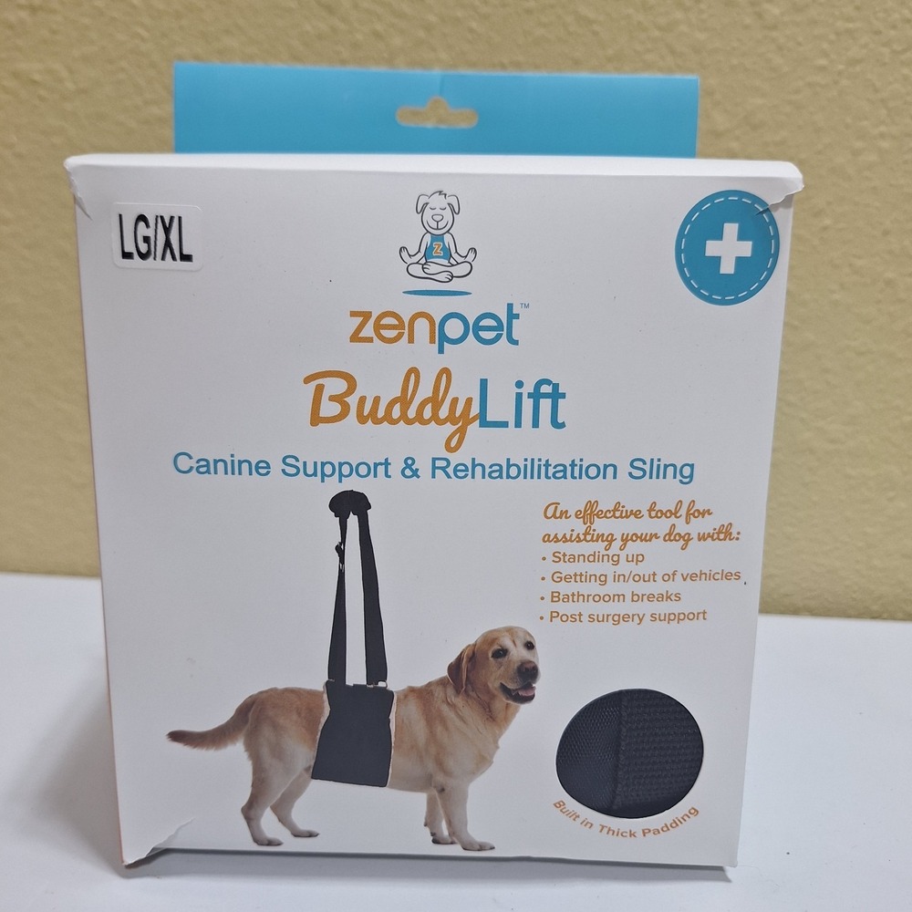 ZenPet BuddyLift Canine Support Rehabilitation Sling Dog Lift Harness LG/XL